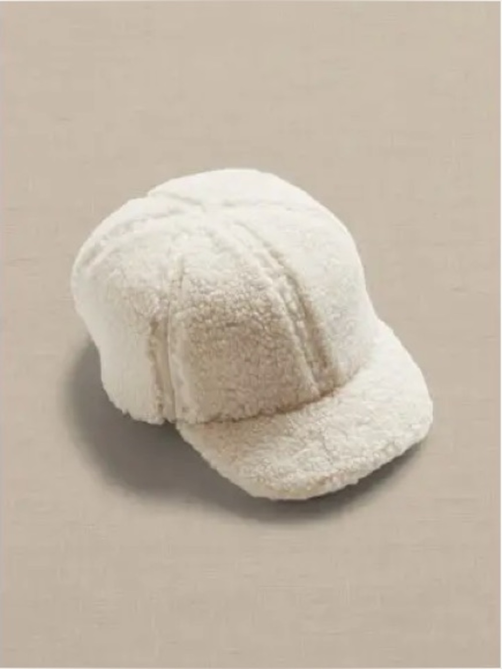NWT Banana Republic Baby Sherpa Shearling Baseball cap hat